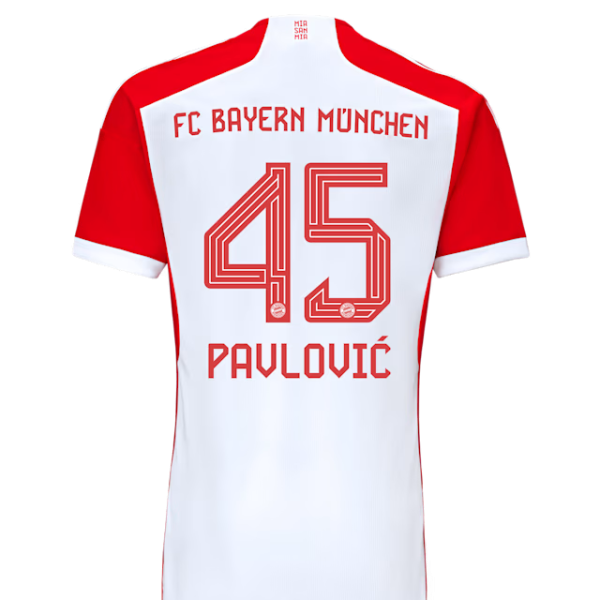 Bayern Munich kids jersey home 23-24 – 45 aleksandar pavlovic Jersey - Premium Fan Gear