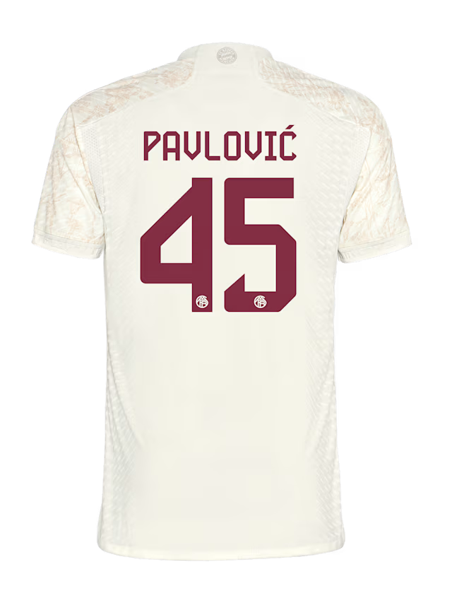 Bayern Munich men authentic jersey ucl 23-24 – 45 aleksandar pavlovic Jersey - Premium Fan Gear