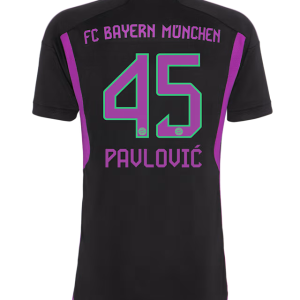 Bayern Munich men jersey away 23-24 – 45 aleksandar pavlovic Jersey - Premium Fan Gear