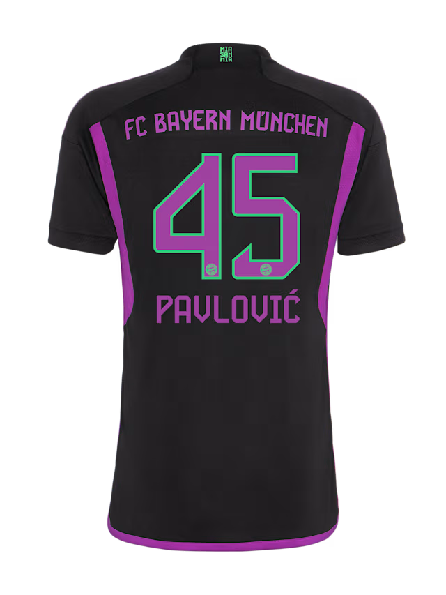 Bayern Munich men jersey away 23-24 – 45 aleksandar pavlovic Jersey - Premium Fan Gear