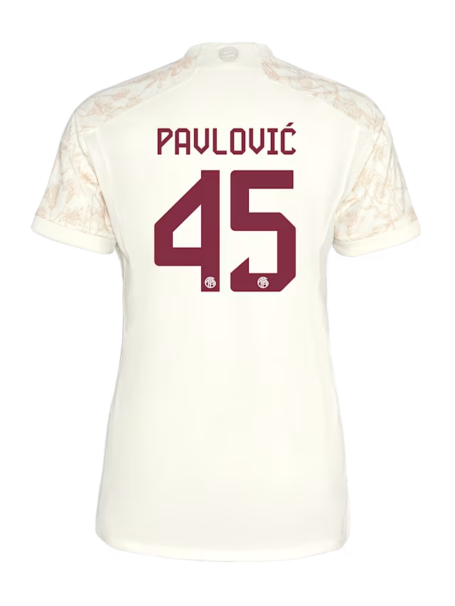 Bayern Munich women jersey champions league 23-24 – 45 aleksandar pavlovic Jersey - Premium Fan Gear