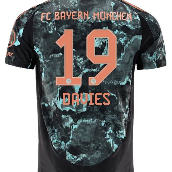 Bayern Munich men authentic jersey away 24-25 – 19 alphonso davies Jersey - Premium Fan Gear