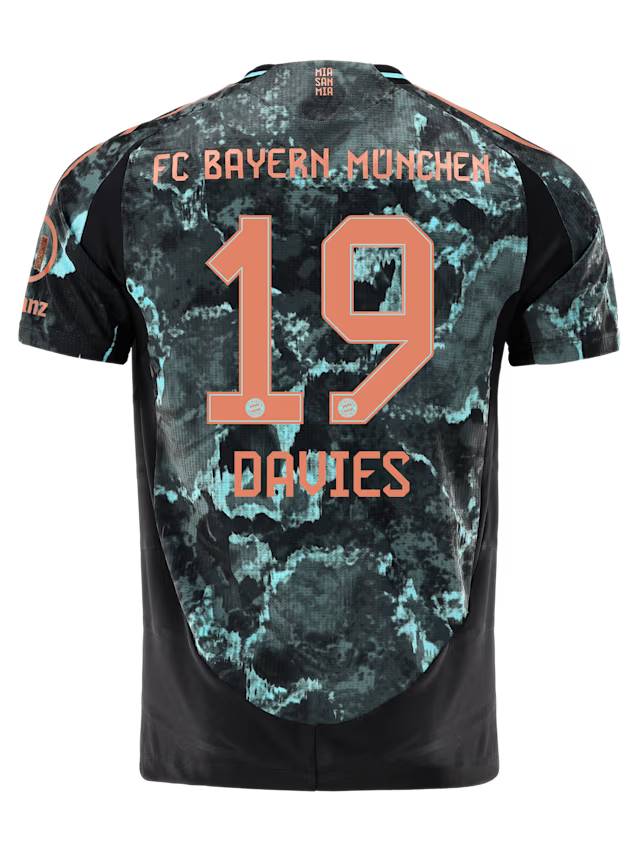 Bayern Munich men authentic jersey away 24-25 – 19 alphonso davies Jersey - Premium Fan Gear