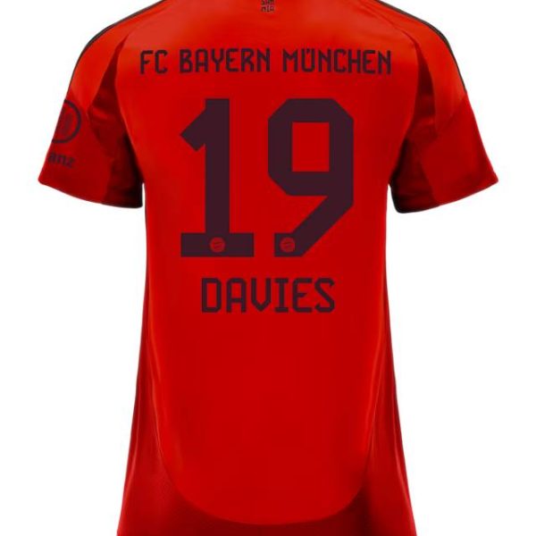 Bayern Munich women jersey home 24-25 – 19 alphonso davies Jersey - Premium Fan Gear