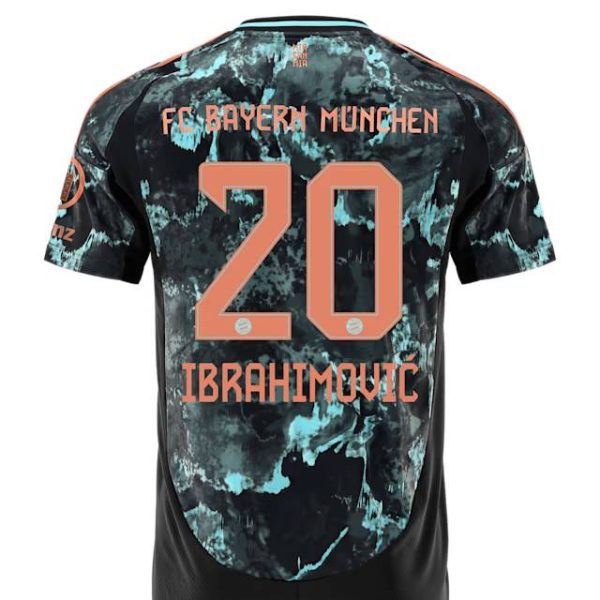 Bayern Munich kids jersey away 24-25 – 20 arijon ibrahimović Jersey - Premium Fan Gear