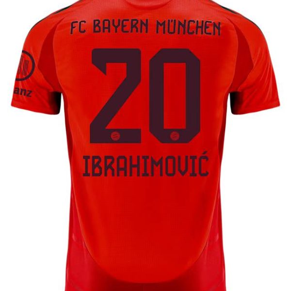 Bayern Munich men authentic jersey home 24-25 – 20 arijon ibrahimović Jersey - Premium Fan Gear