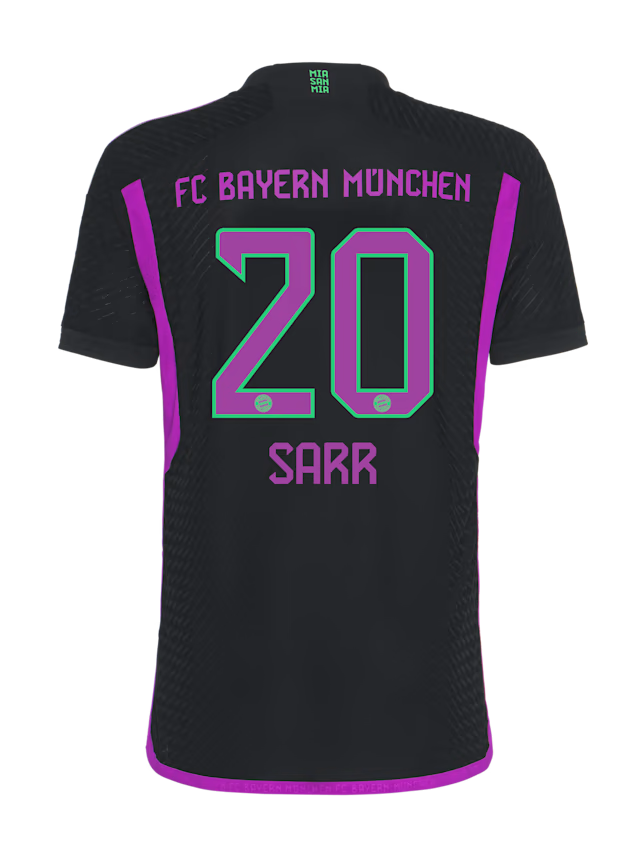 Bayern Munich men authentic jersey away 23-24 – 20 bouna sarr Jersey - Premium Fan Gear