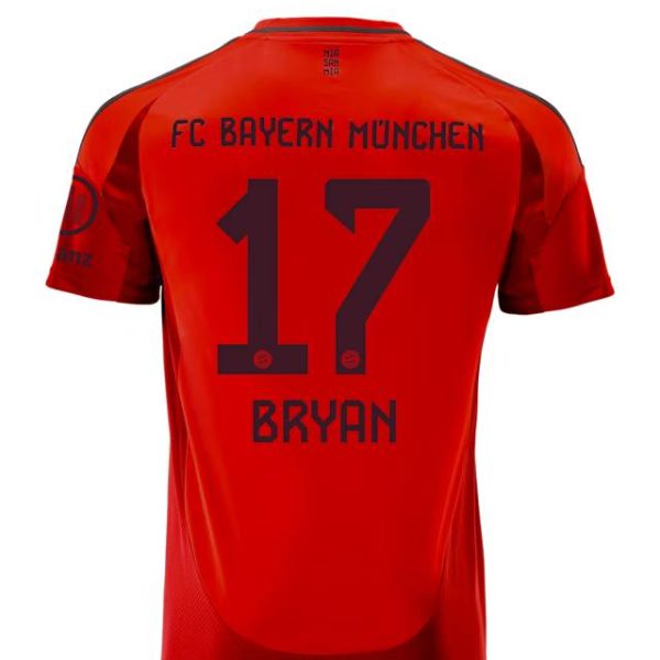 Bayern Munich kids jersey home 24-25 – 17 bryan zaragoza Jersey - Premium Fan Gear