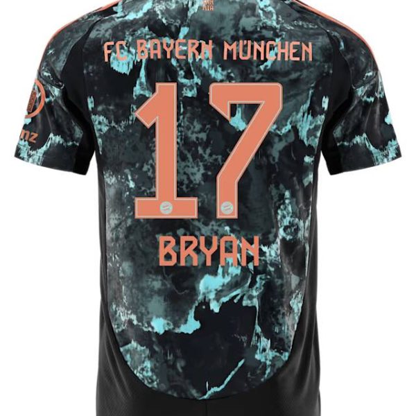 Bayern Munich men jersey away 24-25 – 17 bryan zaragoza Jersey - Premium Fan Gear