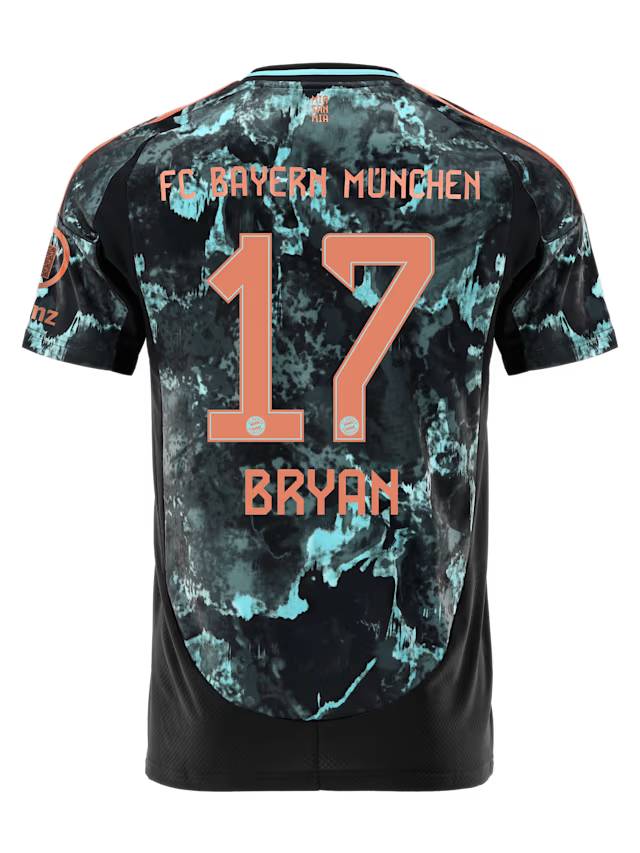 Bayern Munich men jersey away 24-25 – 17 bryan zaragoza Jersey - Premium Fan Gear