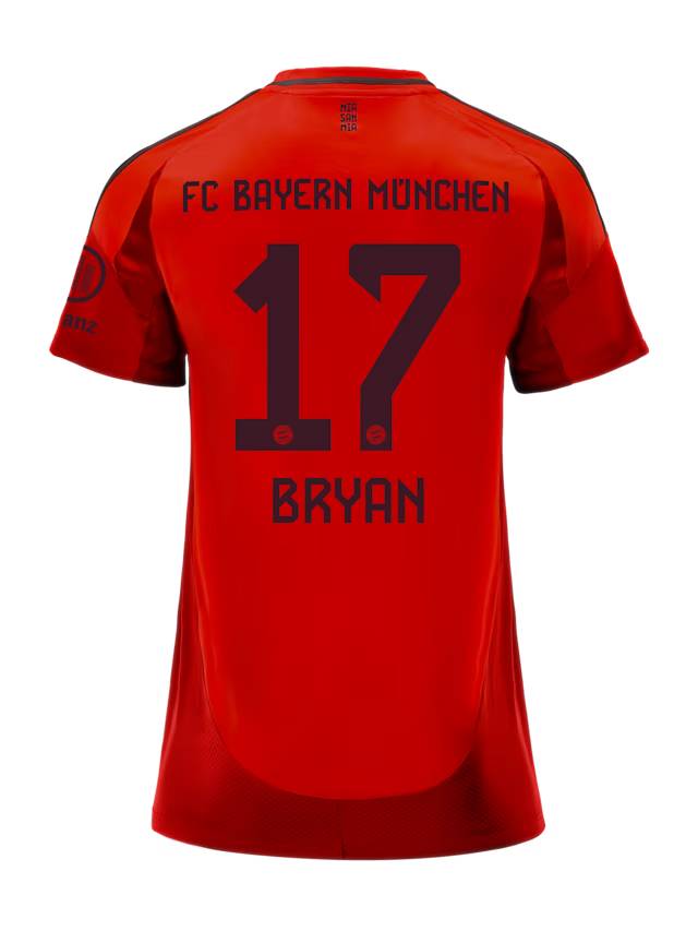 Bayern Munich women jersey home 24-25 – 17 bryan zaragoza Jersey - Premium Fan Gear