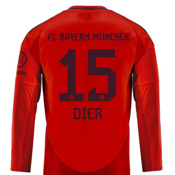 Bayern Munich kids long sleeve jersey home 24-25 – 15 eric dier Jersey - Premium Fan Gear
