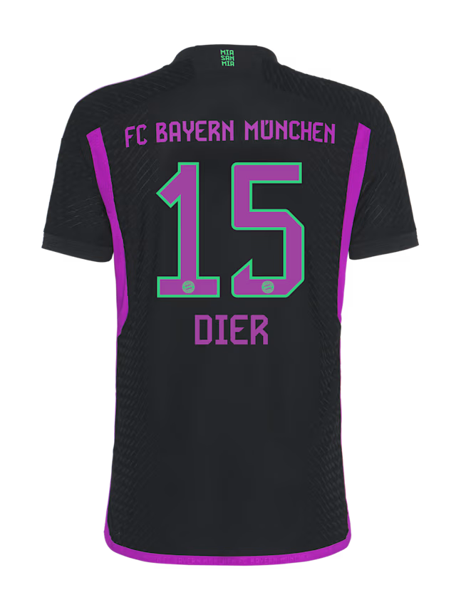 Bayern Munich men authentic jersey away 23-24 – 15 eric dier Jersey - Premium Fan Gear