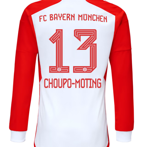 Bayern Munich men long sleeve jersey home 23-24 – 13 eric maxim choupo-moting Jersey - Premium Fan Gear