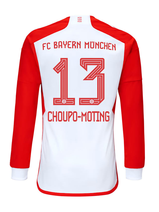 Bayern Munich men long sleeve jersey home 23-24 – 13 eric maxim choupo-moting Jersey - Premium Fan Gear