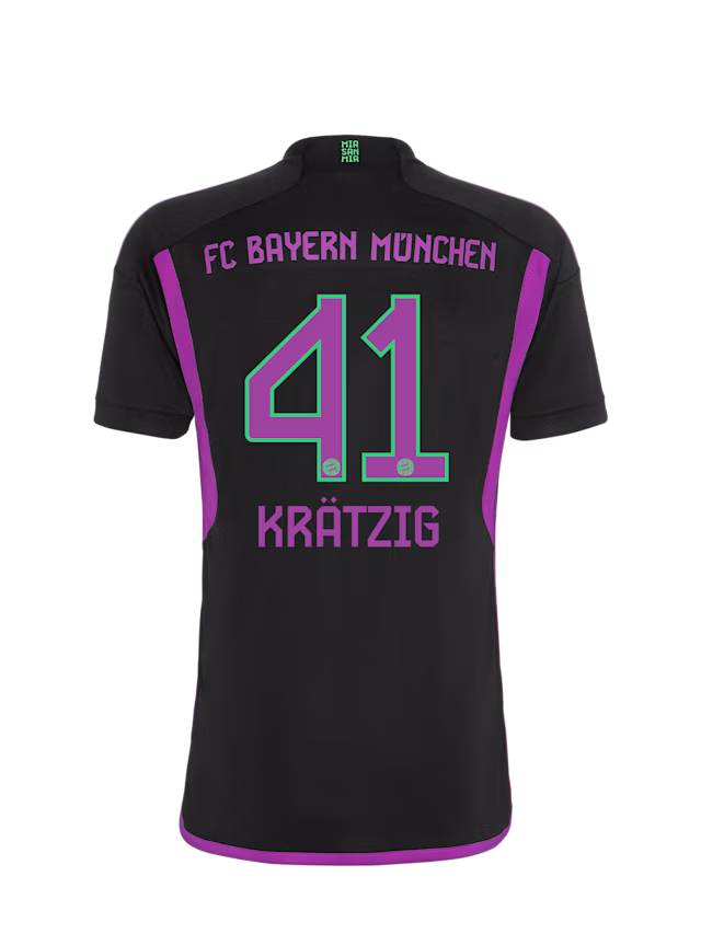 Bayern Munich kids jersey away 23-24 – 41 frans kratzig Jersey - Premium Fan Gear