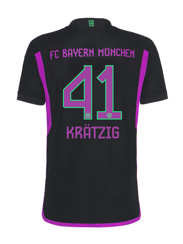 Bayern Munich men authentic jersey away 23-24 – 41 frans kratzig Jersey - Premium Fan Gear