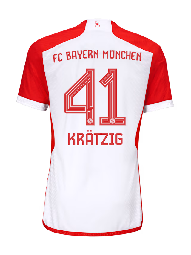 Bayern Munich men authentic jersey home 23-24 – 41 frans kratzig Jersey - Premium Fan Gear