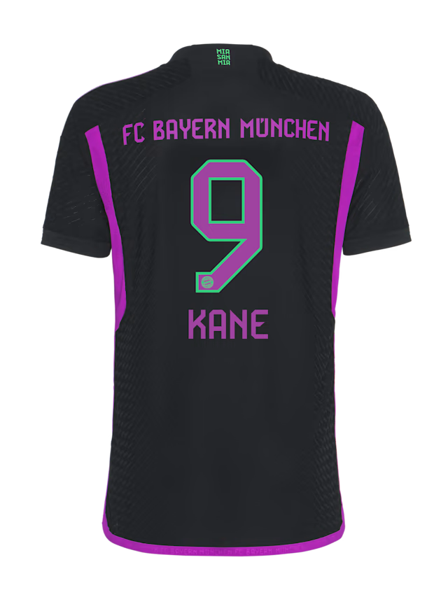 Bayern Munich men authentic jersey away 23-24 – 9 harry kane Jersey - Premium Fan Gear