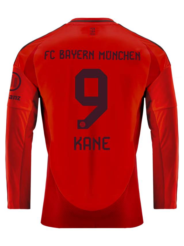 Bayern Munich men long sleeve jersey home 24-25 – 9 harry kane Jersey - Premium Fan Gear