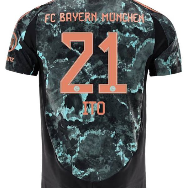 Bayern Munich men authentic jersey away 24-25 – 21 hiroki ito Jersey - Premium Fan Gear