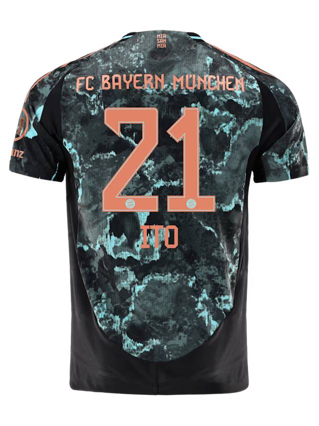 Bayern Munich men authentic jersey away 24-25 – 21 hiroki ito Jersey - Premium Fan Gear