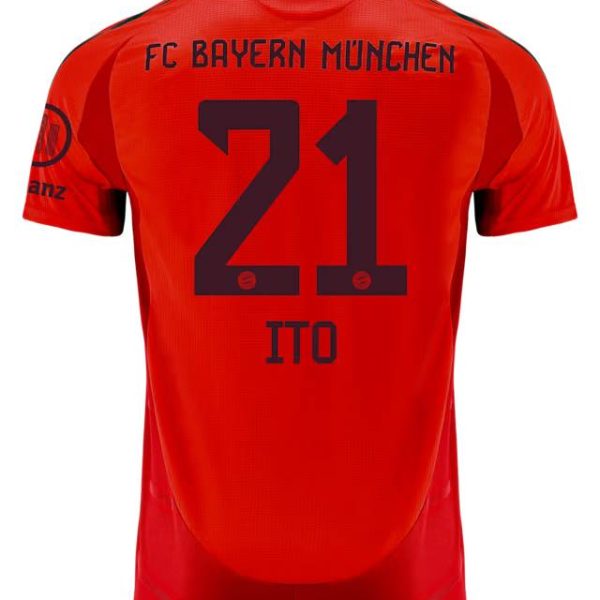 Bayern Munich men authentic jersey home 24-25 – 21 hiroki ito Jersey - Premium Fan Gear