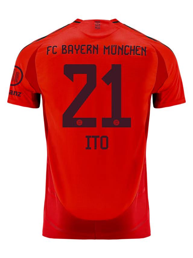 Bayern Munich men authentic jersey home 24-25 – 21 hiroki ito Jersey - Premium Fan Gear