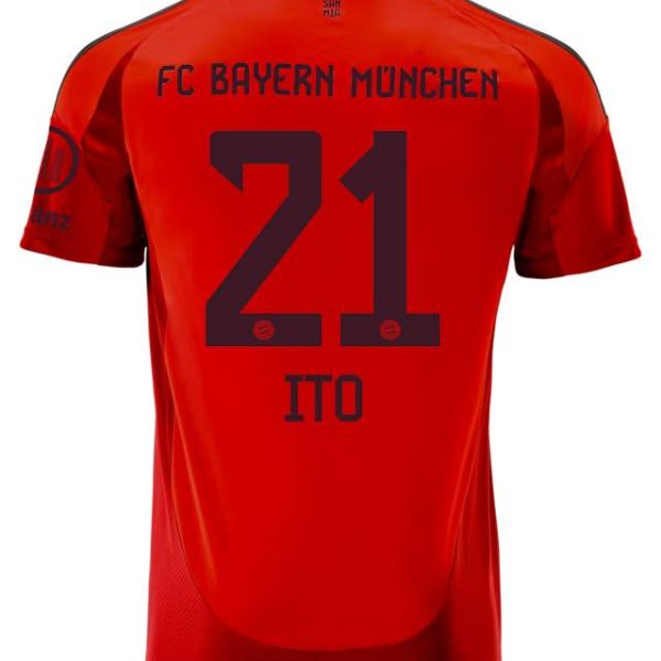 Bayern Munich men jersey home 24-25 – 21 hiroki ito Jersey - Premium Fan Gear