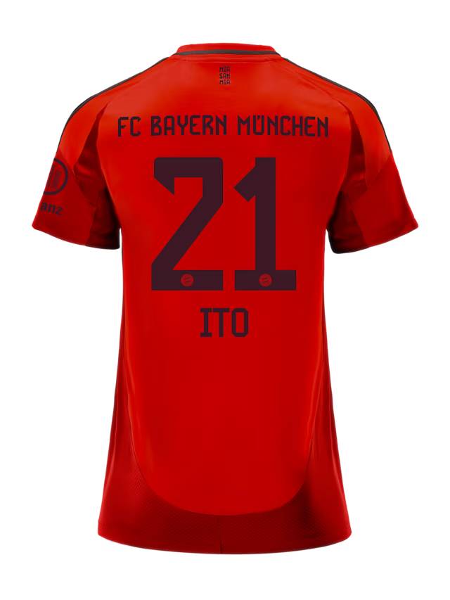 Bayern Munich women jersey home 24-25 – 21 hiroki ito Jersey - Premium Fan Gear