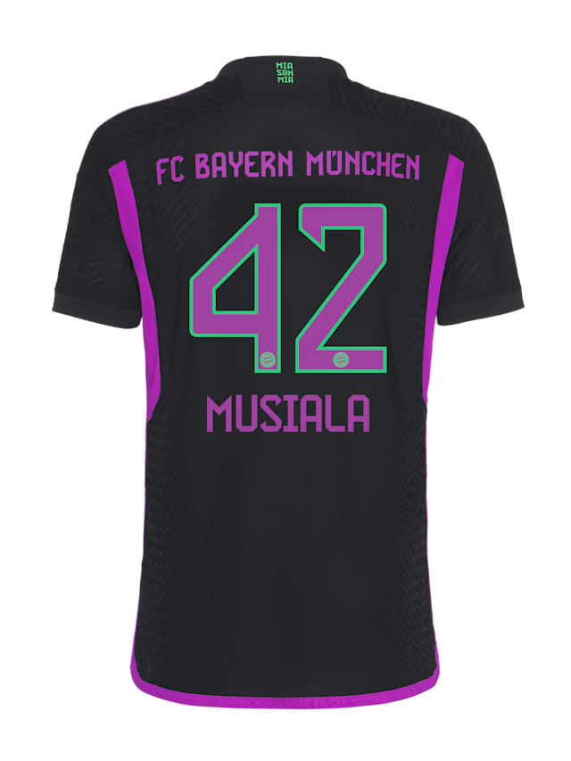 Bayern Munich men authentic jersey away 23-24 – 42 jamal musiala Jersey - Premium Fan Gear