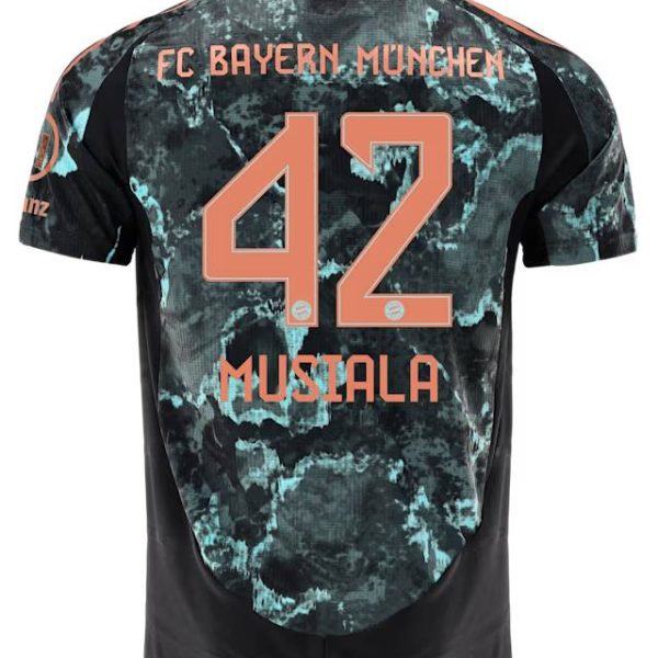 Bayern Munich men authentic jersey away 24-25 – 42 jamal musiala Jersey - Premium Fan Gear