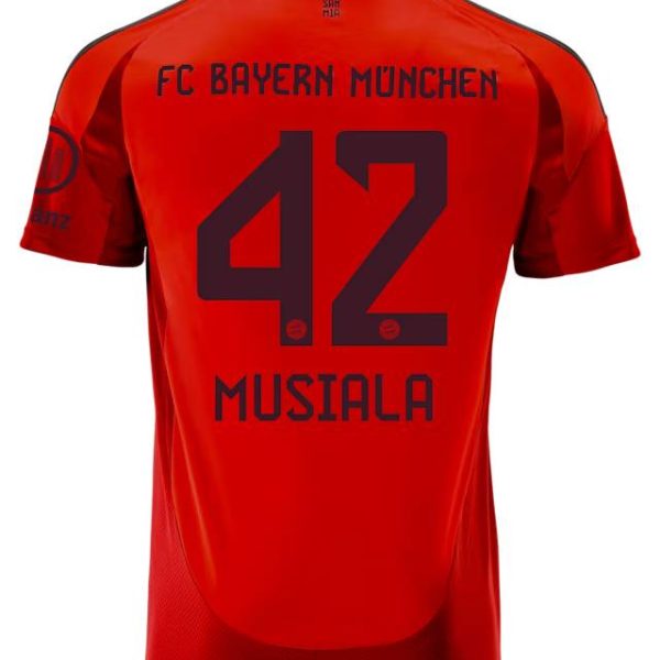 Bayern Munich men jersey home 24-25 – 42 jamal musiala Jersey - Premium Fan Gear