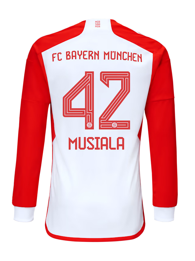 Bayern Munich men long sleeve jersey home 23-24 – 42 jamal musiala Jersey - Premium Fan Gear