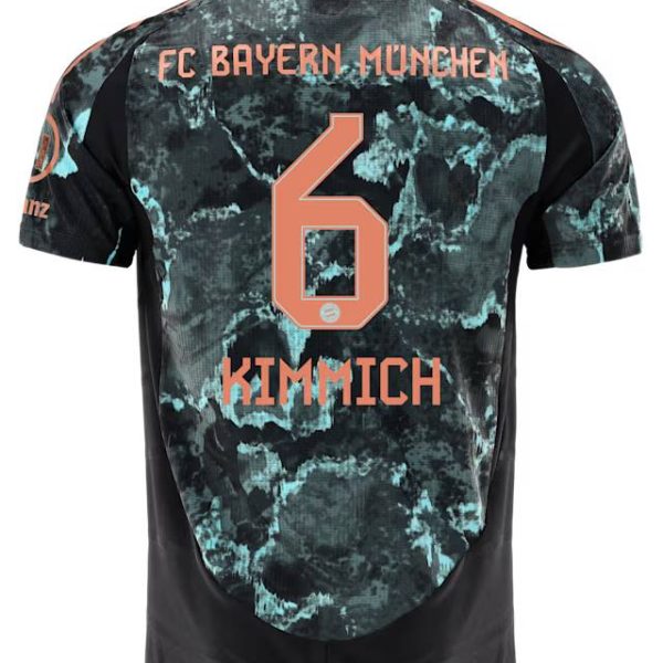 Bayern Munich men authentic jersey away 24-25 – 6 joshua kimmich Jersey - Premium Fan Gear