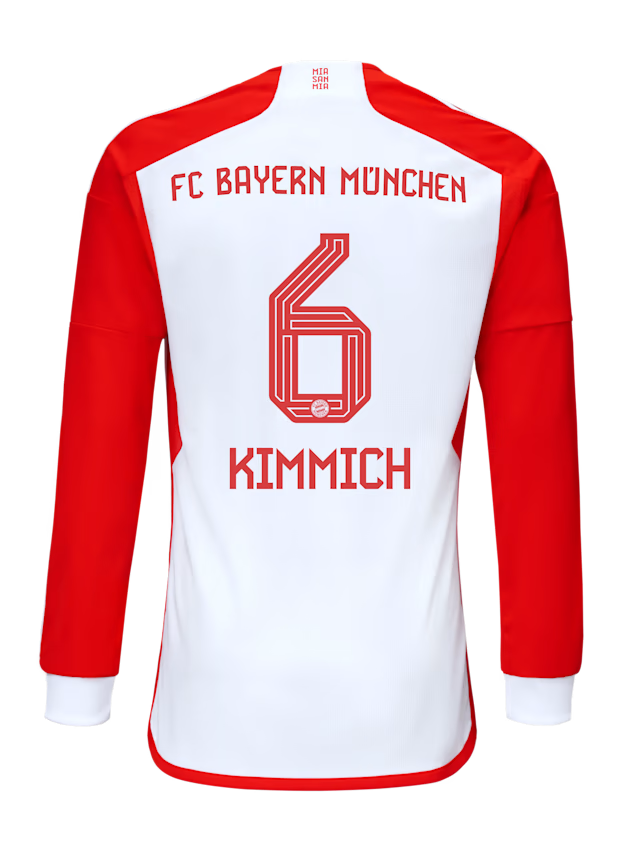 Bayern Munich men long sleeve jersey home 23-24 – 6 joshua kimmich Jersey - Premium Fan Gear