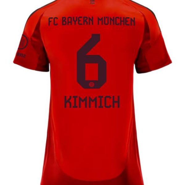 Bayern Munich women jersey home 24-25 – 6 joshua kimmich Jersey - Premium Fan Gear