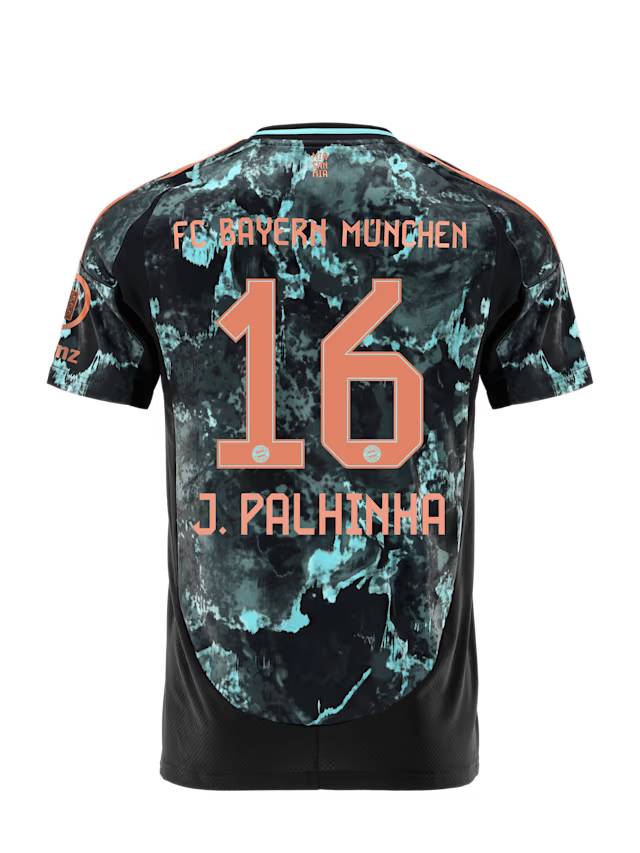 Bayern Munich kids jersey away 24-25 – 16 joão palhinha Jersey - Premium Fan Gear