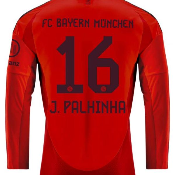 Bayern Munich men long sleeve jersey home 24-25 – 16 joão palhinha Jersey - Premium Fan Gear