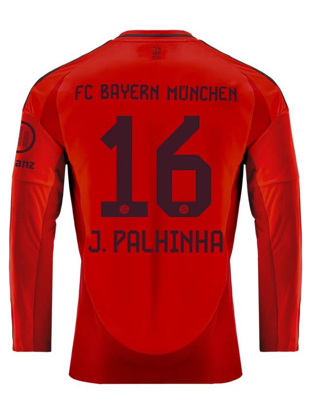 Bayern Munich men long sleeve jersey home 24-25 – 16 joão palhinha Jersey - Premium Fan Gear