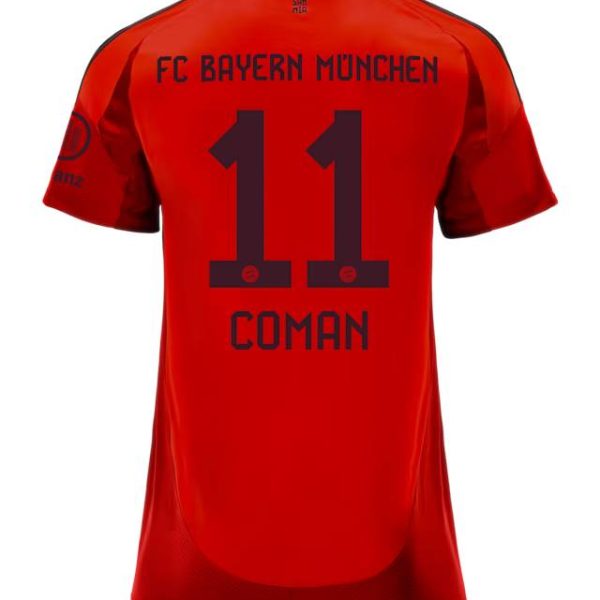 Bayern Munich women jersey home 24-25 – 11 kingsley coman Jersey - Premium Fan Gear