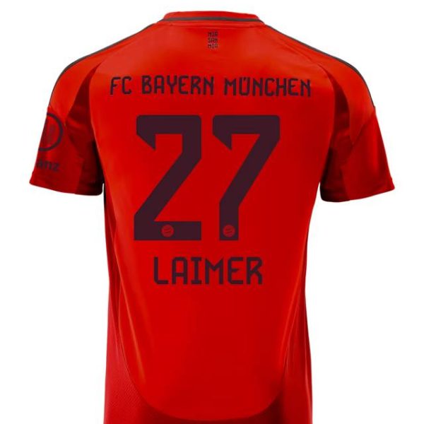 Bayern Munich kids jersey home 24-25 – 27 konrad laimer Jersey - Premium Fan Gear