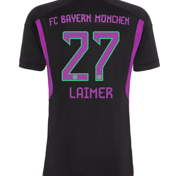 Bayern Munich men jersey away 23-24 – 27 konrad laimer Jersey - Premium Fan Gear
