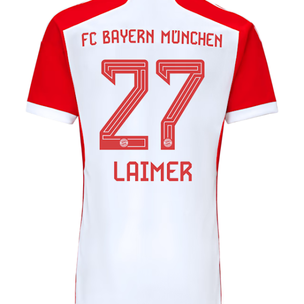 Bayern Munich men jersey home 23-24 – 27 konrad laimer Jersey - Premium Fan Gear