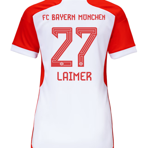 Bayern Munich women jersey home 23-24 – 27 konrad laimer Jersey - Premium Fan Gear