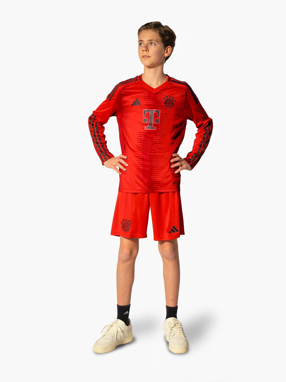 Bayern Munich kids long sleeve jersey home 24-25 – 8 leon goretzka Jersey - Premium Fan Gear