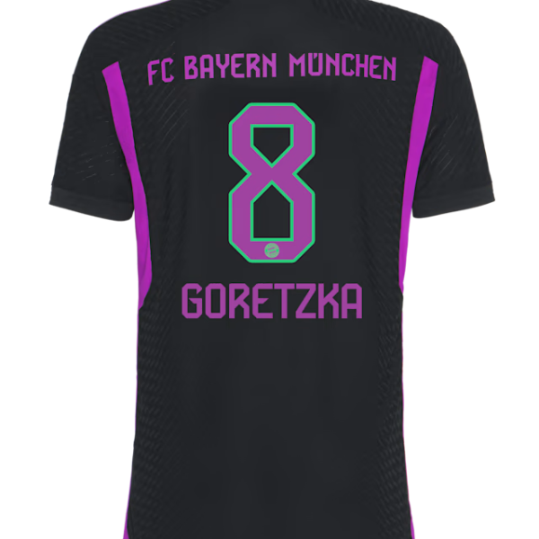 Bayern Munich men authentic jersey away 23-24 – 8 leon goretzka Jersey - Premium Fan Gear