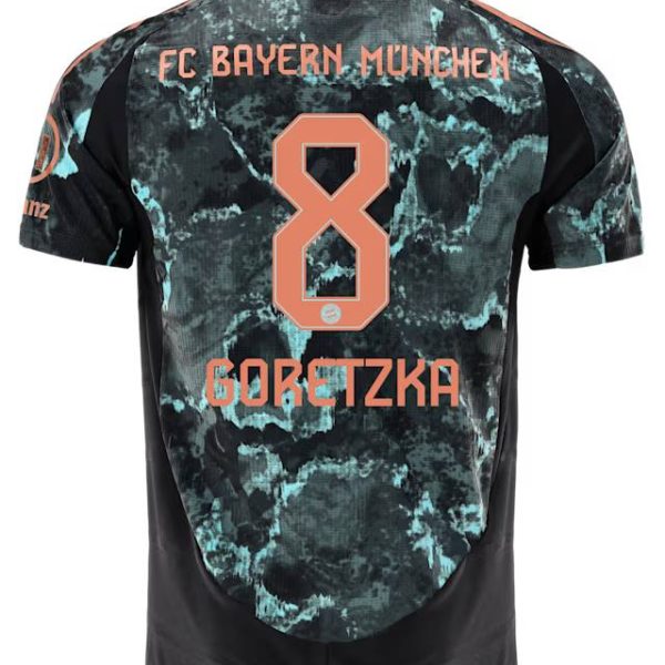 Bayern Munich men authentic jersey away 24-25 – 8 leon goretzka Jersey - Premium Fan Gear