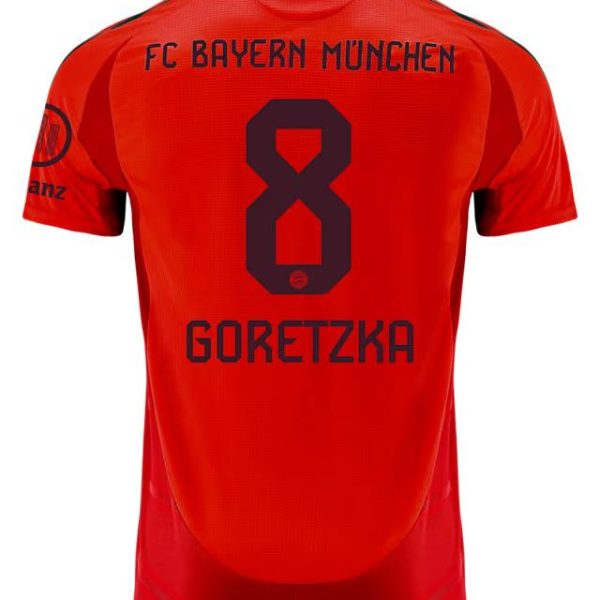 Bayern Munich men authentic jersey home 24-25 – 8 leon goretzka Jersey - Premium Fan Gear