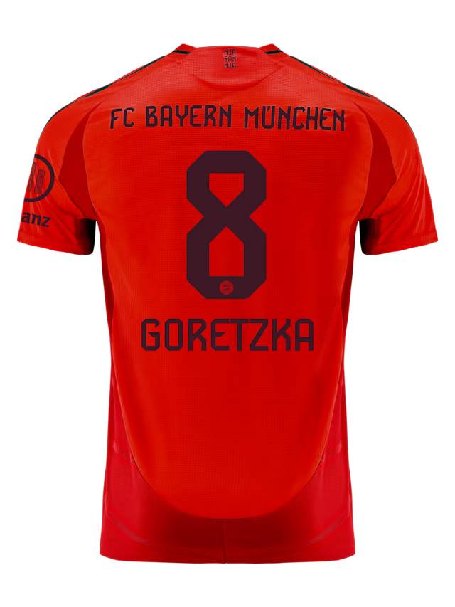 Bayern Munich men authentic jersey home 24-25 – 8 leon goretzka Jersey - Premium Fan Gear